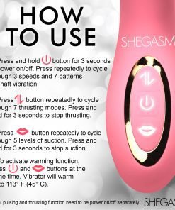 Candy-Thrust Silicone Thrusting and Sucking Rabbit Vibrator - Image 8