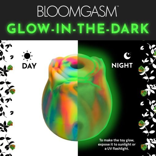 Glow Rose Glow-in-the-Dark Clitoral Stimulator - Image 3