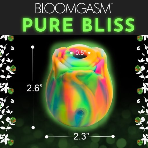 Glow Rose Glow-in-the-Dark Clitoral Stimulator - Image 4