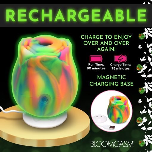 Glow Rose Glow-in-the-Dark Clitoral Stimulator - Image 8