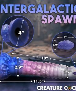 Tenta-Queen Ovipositor Silicone Dildo with Eggs - Image 4