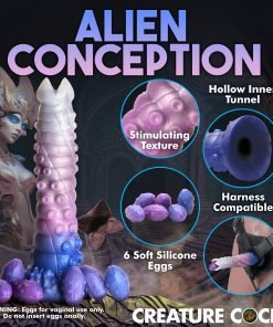 Tenta-Queen Ovipositor Silicone Dildo with Eggs - Image 6