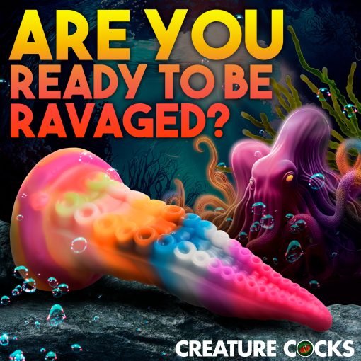 Luminoctopus Glow-In-The-Dark Tentacle Silicone Dildo - Image 3
