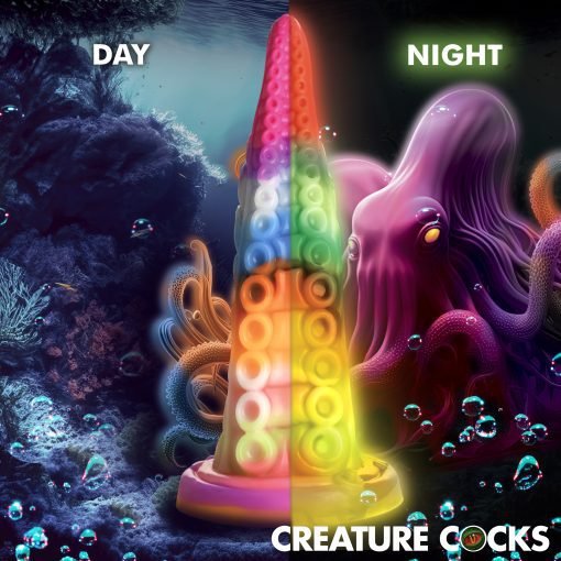 Luminoctopus Glow-In-The-Dark Tentacle Silicone Dildo - Image 6