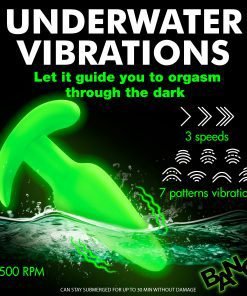 Glow-in-the-Dark Silicone Butt Plug - Image 3