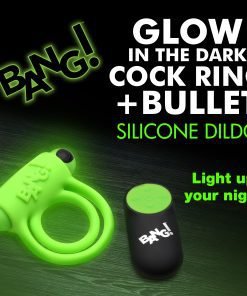 Glow-in-the-Dark Silicone Vibrating Cock Ring - Image 2