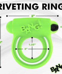 Glow-in-the-Dark Silicone Vibrating Cock Ring - Image 4