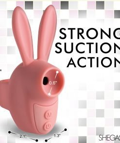 Sucky Bunny Clit Stimulator - Pink - Image 4