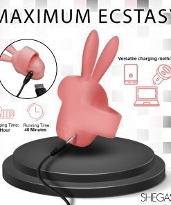 Sucky Bunny Clit Stimulator - Pink - Image 6