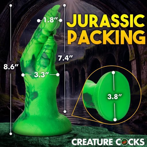Raptor Claw Fisting Silicone Dildo - Green - Image 4