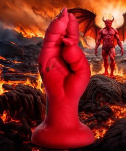 Demon Claw Fisting Silicone Dildo - Red
