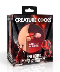 Hell Hound Silicone Girth Enhancer with Ball Strap - Medium - Image 6