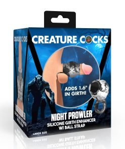 Night Prowler Silicone Girth Enhancer with Ball Strap - Large - Image 6