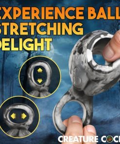 Night Prowler Silicone Girth Enhancer with Ball Strap - Large - Image 3