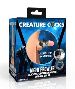 Night Prowler Silicone Girth Enhancer with Ball Strap - Medium - Image 6