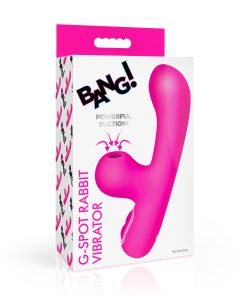 G-Spot Rabbit Vibrator packaging with suction feature