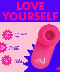 Vibrant pink personal care product promoting self-love