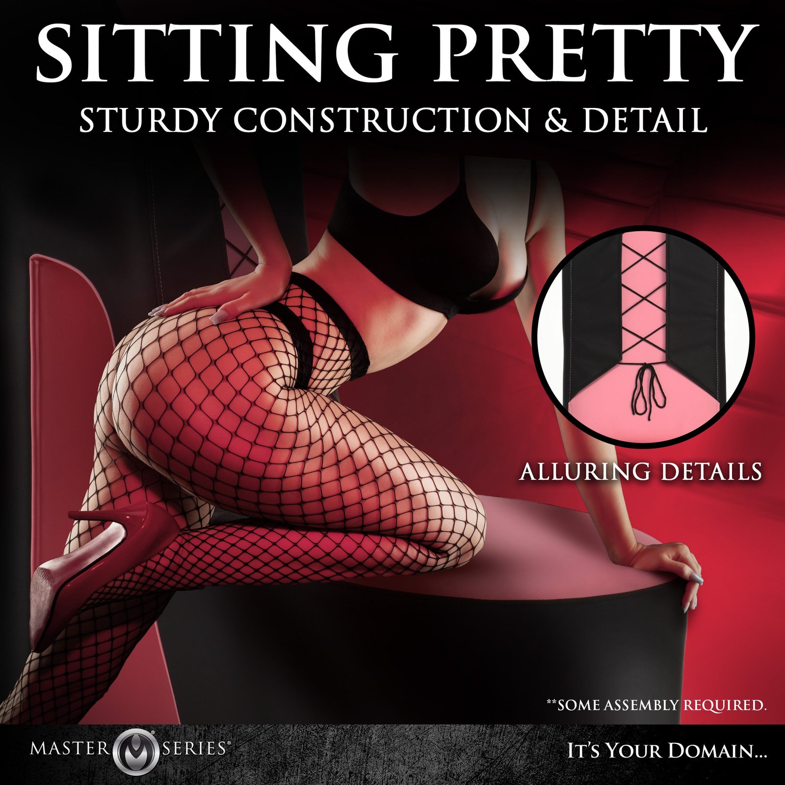Pink Stiletto Corset Throne Chair - Image 6