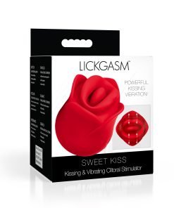 Sweet Kiss Kissing and Vibrating Clitoral Stimulator - Red - Image 7