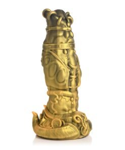 Golden fantasy-themed figurine with intricate details and unique design