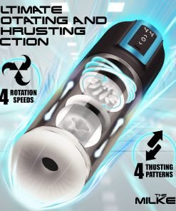 Innovative adult toy featuring rotating and thrusting action with multiple settings