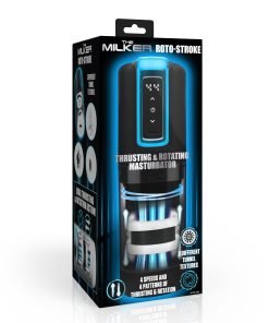 The Milker Roto-Stroke thrusting and rotating masturbator packaging