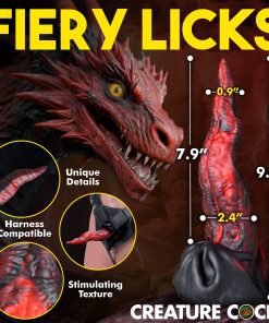 Dragon Tongue Silicone Dildo - Image 4