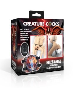 Creature Cocks Hell's Angel Vibrating Silicone Grinder packaging