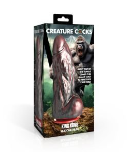 Packaging of King Kong silicone dildo featuring a jungle theme