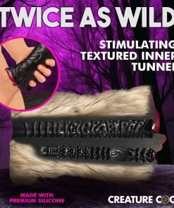 Twice as Wild textured inner tunnel for enhanced stimulation