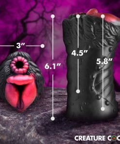 Unique creature-themed silicone product with distinct measurements