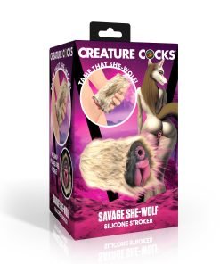 Creature Cocks Savage She-Wolf silicone stroker packaging