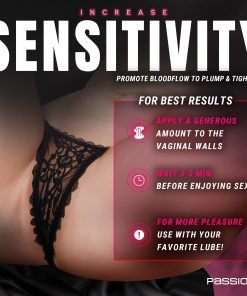 Product promoting increased sensitivity for enhanced pleasure