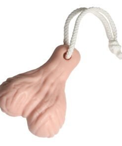 Novelty dog toy shaped like a humorous object