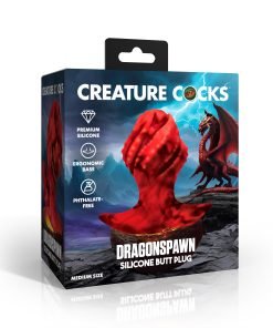 Dragonspawn silicone butt plug packaging with premium features