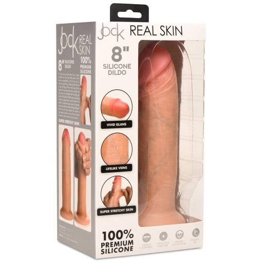 Real Skin Silicone Dildo - 8 Inch - Image 10