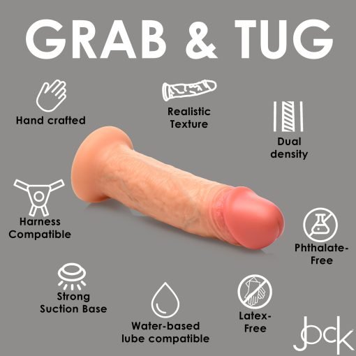Real Skin Silicone Dildo - 8 Inch - Image 4
