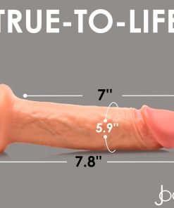 Realistic lifelike dildo with measurements