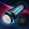 Vibrating male pleasure device with ergonomic design