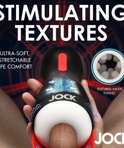 JOCK male pleasure product showcasing stimulating textures
