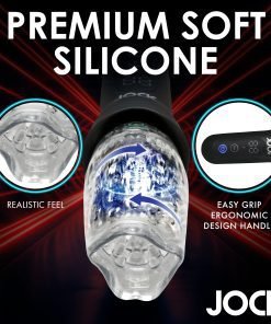 Premium soft silicone male pleasure device with ergonomic design
