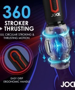 360 stroker with thrusting motion for enhanced pleasure