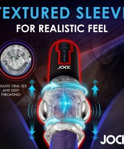 Textured sleeve designed for realistic sensation