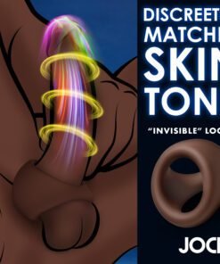 Illustration of a product designed to match skin tone, featuring vibrant colors and a discreet appearance.