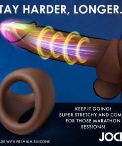 Illustration of a silicone product designed for enhanced performance during intimate activities