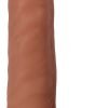 Thinz 8 Inch Slim Dildo with Balls - Light