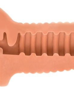 Mistress Selene Vibrating Mouth Stroker- Tan - Image 4