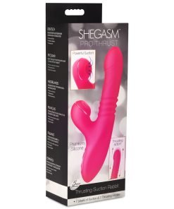 Pro-Thrust Thrusting Suction Silicone Rabbit Vibrator - Image 9