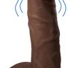 Jock Dark Vibrating Dildo with Balls - 9 Inch