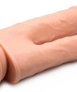 Vibrating and Rotating Remote Control Silicone Double Dildo - Image 3